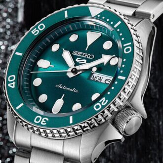 5 Sports 42,5 mm meccanico argento/verde