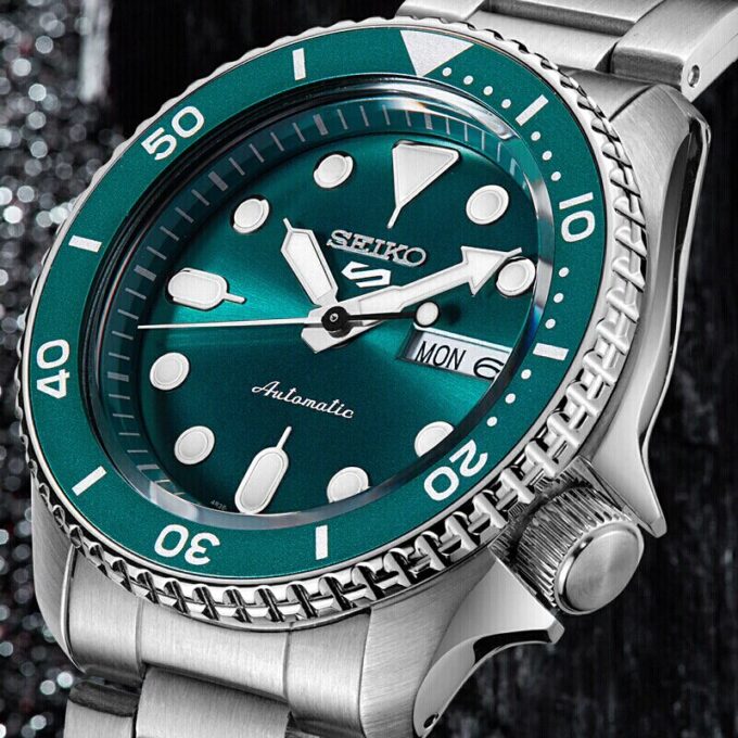 5 Sports 42,5 mm meccanico argento/verde