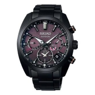 ASTRON Astron GPS Solar Dual-Time 42,7 mm Edizione limitata Nero/Viola