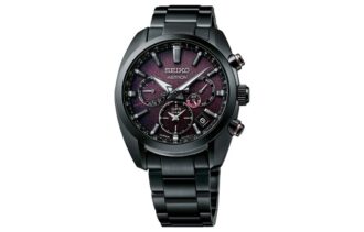 ASTRON Astron GPS Solar Dual-Time 42,7 mm Edizione limitata Nero/Viola