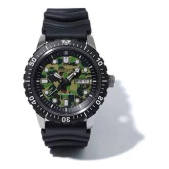 BAPE X Seiko OROLOGIO MECCANICO DA SOMMOZZATORE Crossover