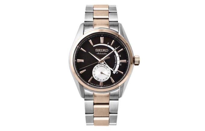 Business Casual con cinturino in acciaio meccanico