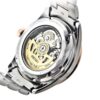 Business Casual con cinturino in acciaio meccanico