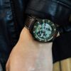impermeabile GUILE Mechanical Verde mimetico / Kaki