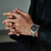 N. 5 Giappone impermeabile Meccanico automatico Sportivo Nero