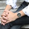 N. 5 Giappone impermeabile Meccanico automatico Sportivo Nero