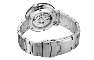 N. 5 Orologio meccanico automatico con cinturino in acciaio, piccolo, nero