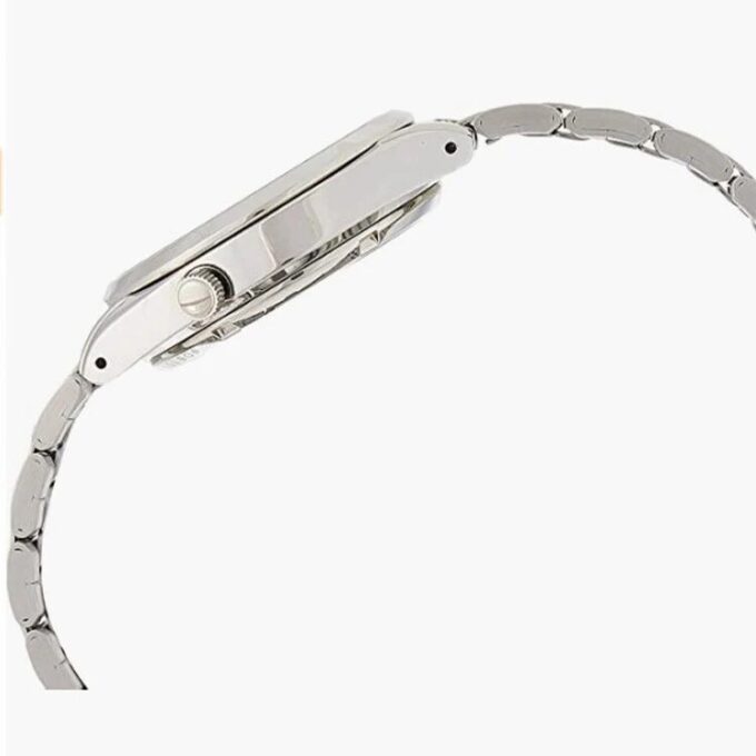 N. 5 Sports Orologio meccanico sportivo con cinturino in acciaio, nero