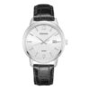 Orologio al quarzo con cinturino bianco