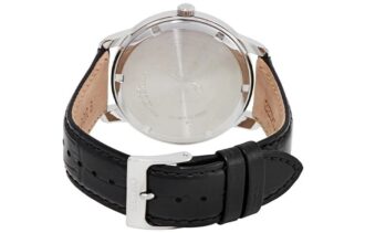Orologio al quarzo con cinturino bianco