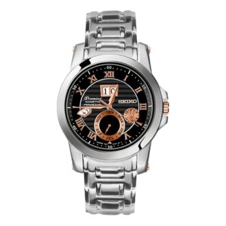 Orologio al quarzo con cinturino in acciaio, stile business casual