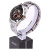 Orologio al quarzo con cinturino in acciaio, stile business casual