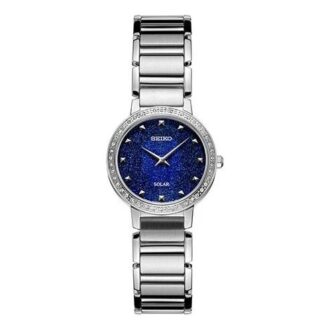 Orologio al quarzo con energia solare piccolo Blu navy