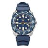 Orologio automatico da uomo resistente all’acqua con quadrante blu