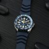 Orologio automatico da uomo resistente all’acqua con quadrante blu