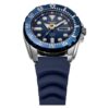 Orologio automatico da uomo resistente all’acqua con quadrante blu