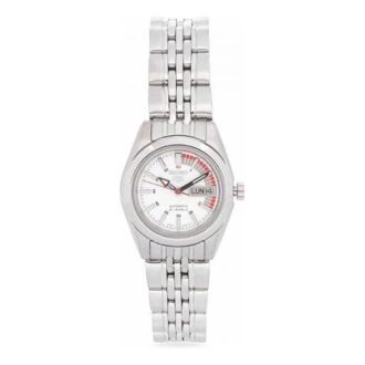 Orologio business argento bianco