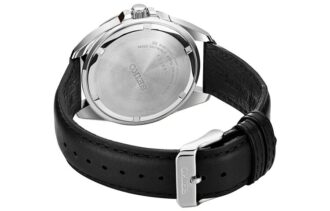 Orologio business casual con cinturino e quadrante bianco