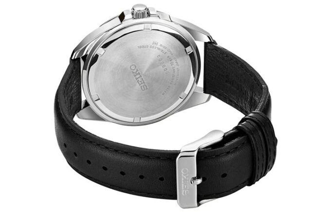 Orologio business casual con cinturino e quadrante bianco