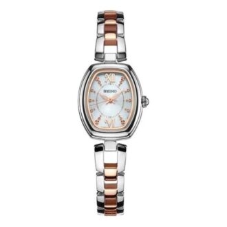 Orologio casual business al quarzo a energia solare impermeabile con cinturino in acciaio e finitura oro rosa