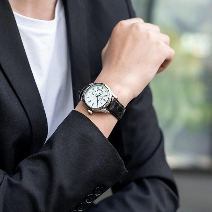Orologio da lavoro e casual meccanico automatico smaltato serie Presage