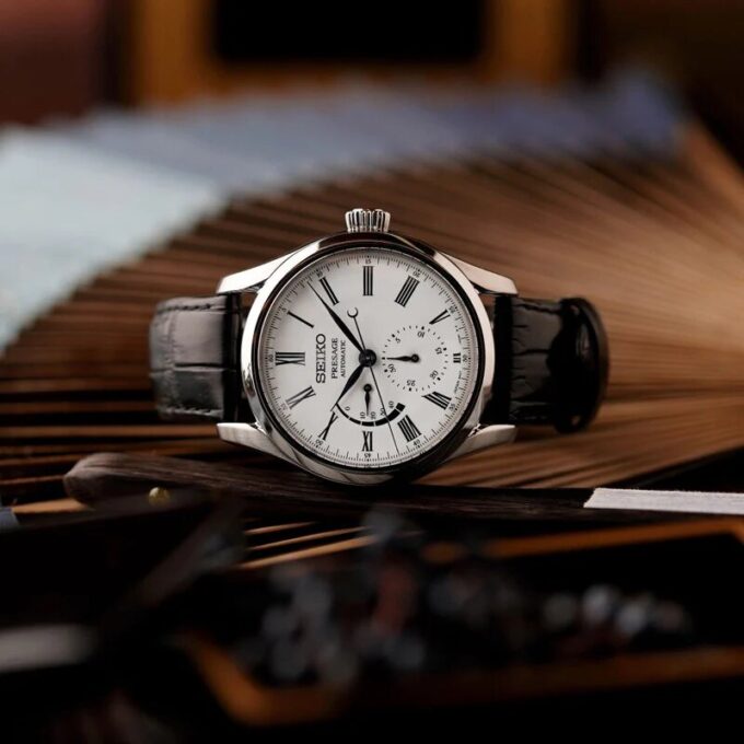 Orologio da lavoro e casual meccanico automatico smaltato serie Presage