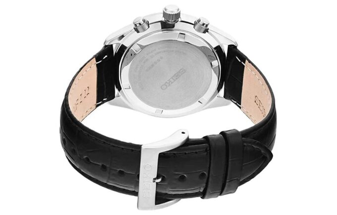 Orologio da polso sportivo a tre lancette, cinturino beige