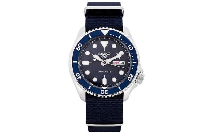 Orologio della serie Canvas Blue No. 5