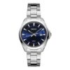 Orologio impermeabile Business Casual con cinturino in acciaio blu