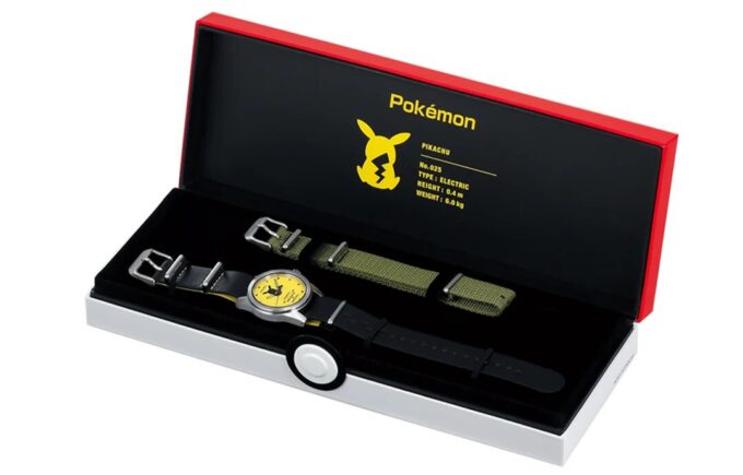 Orologio in edizione limitata Pokémon Pikachu Crossover Giallo Nero