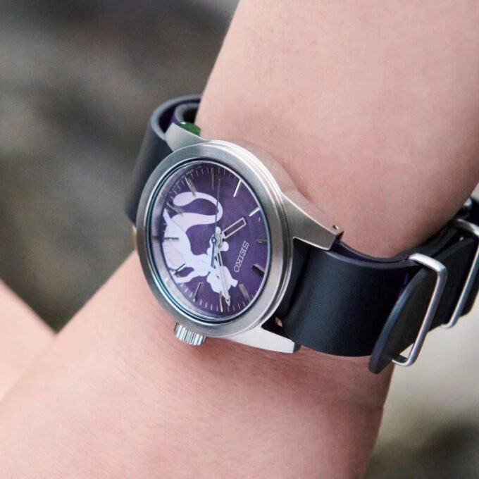 Orologio in edizione limitata Pokémon Pikachu Crossover Nero Viola