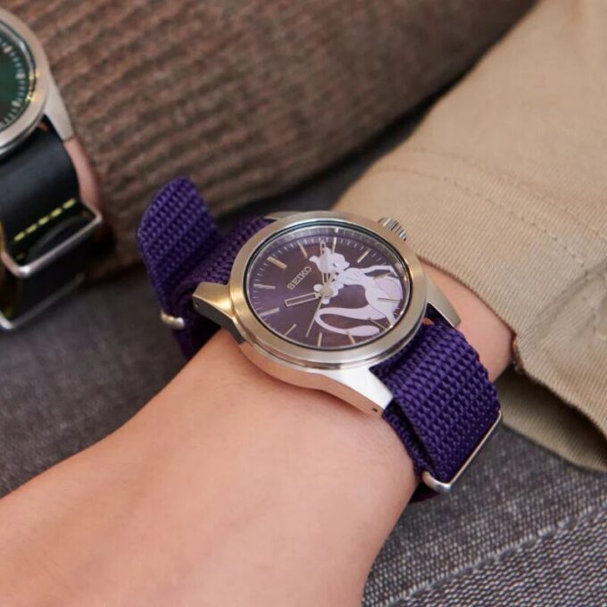 Orologio in edizione limitata Pokémon Pikachu Crossover Nero Viola