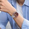Orologio meccanico 5 Sports Rosso vino