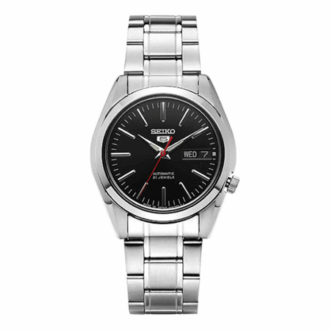 Orologio meccanico automatico Business 5 con calendario, impermeabile, “Nero”