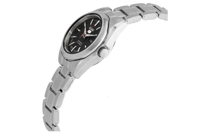 Orologio meccanico automatico Business 5 con calendario, impermeabile, nero