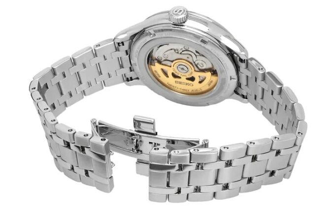 Orologio meccanico automatico impermeabile della serie Japan, nero