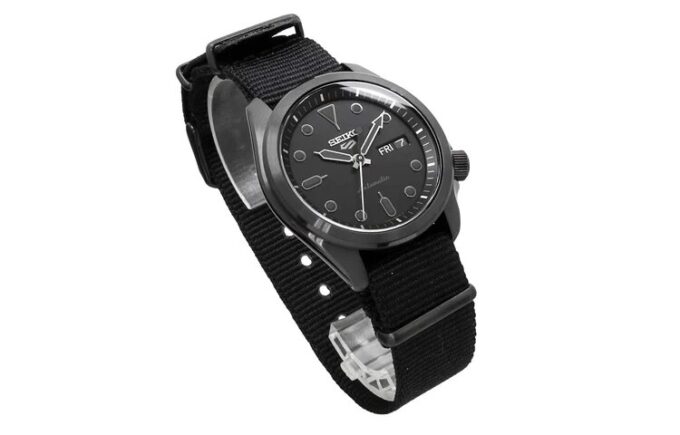 Orologio meccanico automatico impermeabile serie n. 5 “Nero”