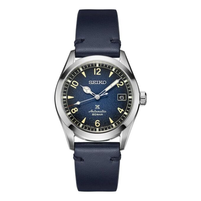 Orologio meccanico con cinturino in gomma della serie Prospex Retro Green Starry Sky