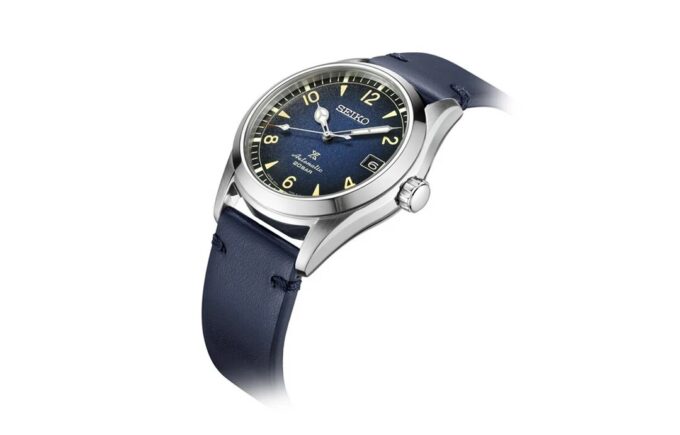 Orologio meccanico con cinturino in gomma della serie Prospex Retro Green Starry Sky