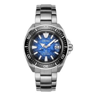 Orologio meccanico della serie Prospex con vetro zaffiro, cinturino in acciaio blu sfumato e impermeabilità fino a 200 metri