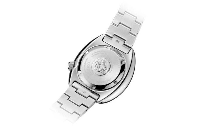 Orologio meccanico Prospex Serie con cassa in zaffiro, quadrante blu e cinturino in acciaio, impermeabile fino a 200 metri