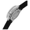 Orologio meccanico sportivo con cinturino in gomma nero della serie n. 5 SRPD73k2