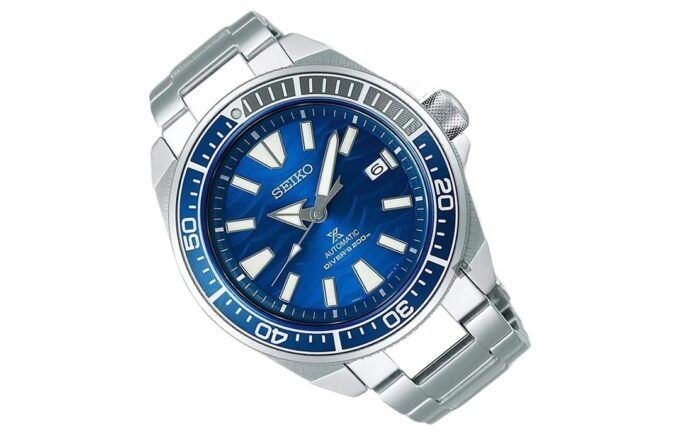 Orologio Prospex Ocean Large bianco 200 metri blu