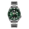 Orologio sportivo automatico impermeabile Water Ghost per uomo, verde