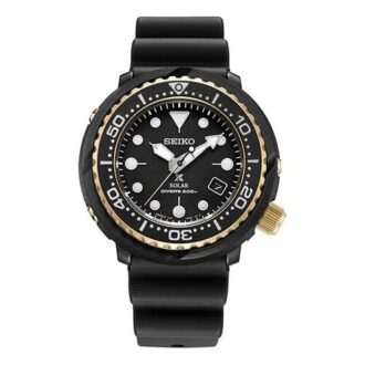 Prospex Series Solar Energy Small Orologio sportivo impermeabile fino a 200 metri Nero Oro