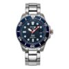 Seiko X PADI Eco Drive Argento/Blu