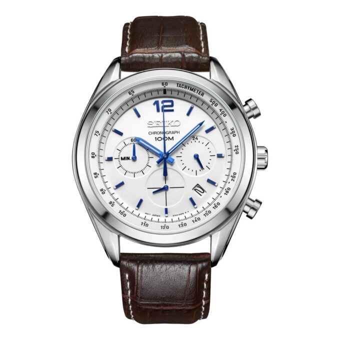 Serie Cronografo Bianco Blu