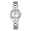 Serie Lukia Solor Wave Orologio piccolo minimalista Rosa Cinturino in acciaio