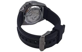 Serie n. 5 Orologio meccanico automatico retrò impermeabile Grigio Nero