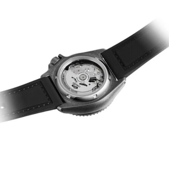 Serie n. 5 Orologio meccanico automatico retrò impermeabile Grigio Nero